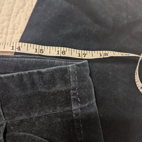 Free People dark green velvet flare size 31 - Picture 4 of 10